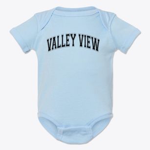 Valley View School Varsity Arch Baby Onesie