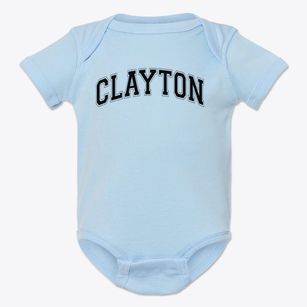 Clayton Junior High School Varsity Arch Baby Onesie