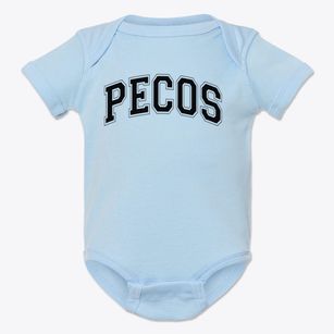 Pecos Elementary School Varsity Arch Baby Onesie