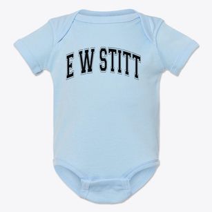 E W Stitt Varsity Arch Baby Onesie