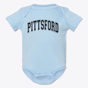 Pittsford Middle School Varsity Arch Baby Onesie