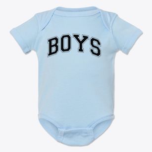 Boys High School Varsity Arch Baby Onesie