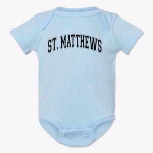 Saint Matthews School Varsity Arch Baby Onesie