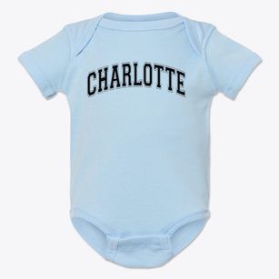 Charlotte Christian School Varsity Arch Baby Onesie