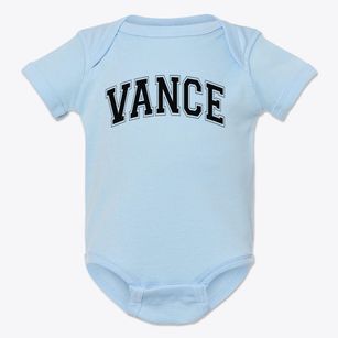 Vance High School Varsity Arch Baby Onesie