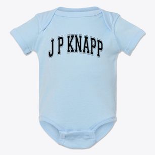 The J P Knapp School Varsity Arch Baby Onesie