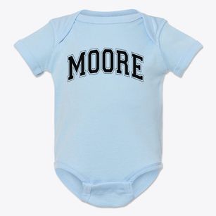 Moore Elementary School Varsity Arch Baby Onesie