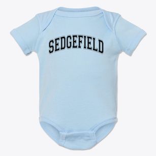 Sedgefield Elementary School Varsity Arch Baby Onesie
