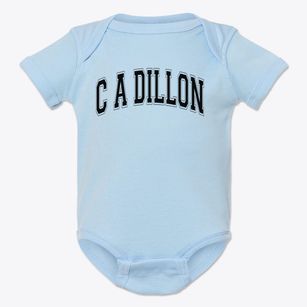 C A Dillon School Varsity Arch Baby Onesie