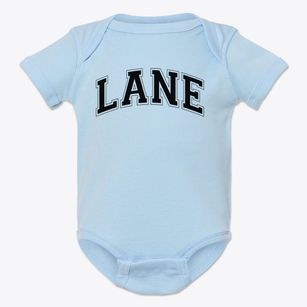Lane Academy Varsity Arch Baby Onesie