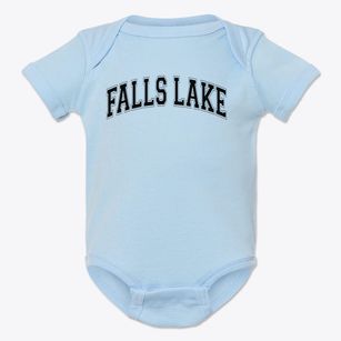 Falls Lake Academy Varsity Arch Baby Onesie