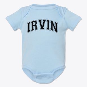 Wm Irvin Elementary School Varsity Arch Baby Onesie