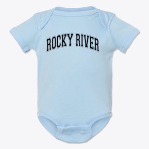 Rocky River Elementary School Varsity Arch Baby Onesie