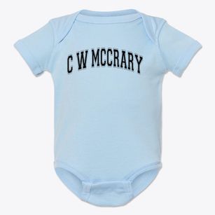 C W Mccrary Elementary School Varsity Arch Baby Onesie
