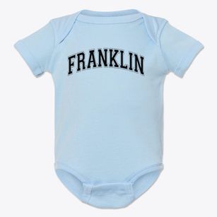Franklin Elementary School Varsity Arch Baby Onesie