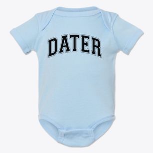 Dater Montessori Varsity Arch Baby Onesie