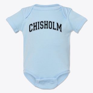 Chisholm Middle School Varsity Arch Baby Onesie