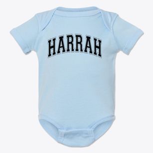 Harrah High School Varsity Arch Baby Onesie
