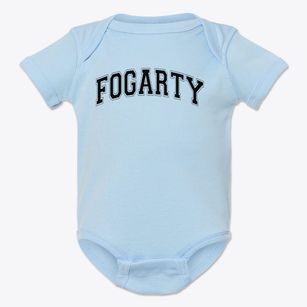 Fogarty Elementary School Varsity Arch Baby Onesie