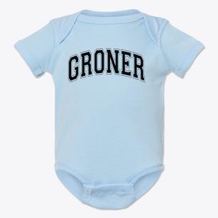 Groner Elementary School Varsity Arch Baby Onesie