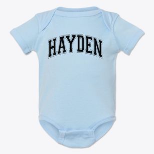 Hayden Elementary School Varsity Arch Baby Onesie