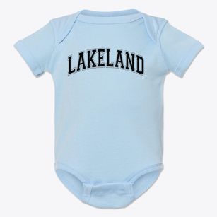 Lakeland Elementary School Varsity Arch Baby Onesie