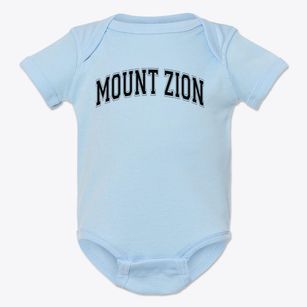 Mount Zion Elementary School Varsity Arch Baby Onesie