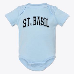 Saint Basil School Varsity Arch Baby Onesie