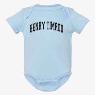 Henry Timrod Elementary School Varsity Arch Baby Onesie
