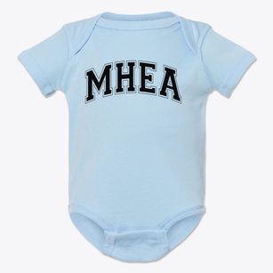 Memphis Home Education Association Varsity Arch Baby Onesie