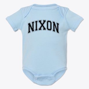 Nixon Elementary School Varsity Arch Baby Onesie