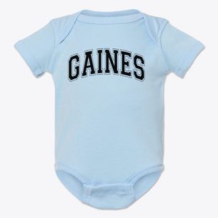 Gaines Elementary School Varsity Arch Baby Onesie