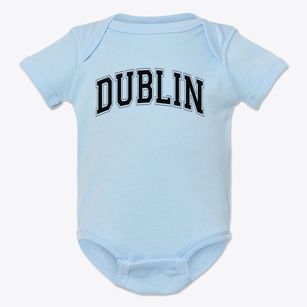 Dublin Intermediate School Varsity Arch Baby Onesie