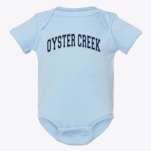 Oyster Creek Elementary School Varsity Arch Baby Onesie