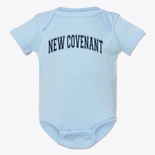 New Covenant School Varsity Arch Baby Onesie