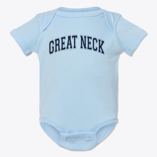 Great Neck Middle School Varsity Arch Baby Onesie
