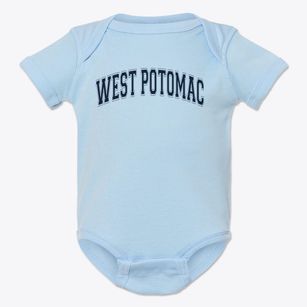 West Potomac High School Varsity Arch Baby Onesie