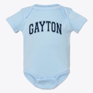 Gayton Elementary School Varsity Arch Baby Onesie