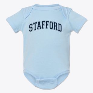 Stafford Elementary School Varsity Arch Baby Onesie