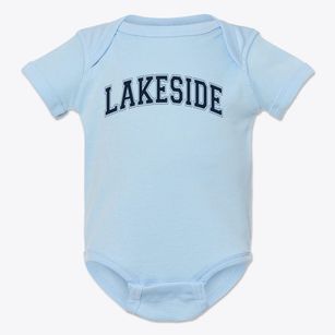 Lakeside School Varsity Arch Baby Onesie