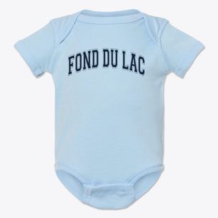 Fond Du Lac High School Varsity Arch Baby Onesie