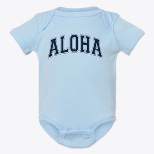 Aloha Elementary School Varsity Arch Baby Onesie