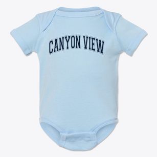 Canyon View Elementary School Varsity Arch Baby Onesie