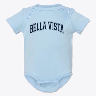 Bella Vista Elementary School Varsity Arch Baby Onesie