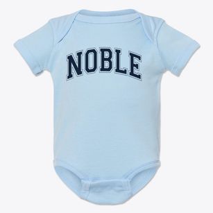 Noble Elementary School Varsity Arch Baby Onesie