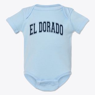 El Dorado Elementary School Varsity Arch Baby Onesie