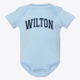 Wilton High School Varsity Arch Baby Onesie