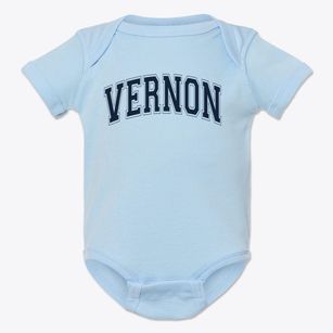 Vernon Center Middle School Varsity Arch Baby Onesie