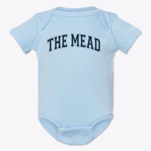 The Mead School Varsity Arch Baby Onesie