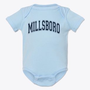 Millsboro Middle School Varsity Arch Baby Onesie